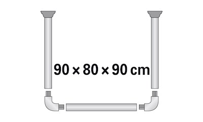 Duschvorhangstange Basic