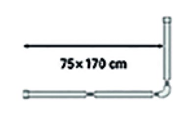 Duschvorhangschiene Special