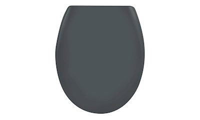 GREY THERMO-DUR TOILET SEAT Easy Clip