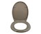 TAUPE THERMO-DUR TOILET SEAT Easy clip