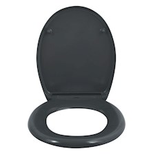 GREY THERMO-DUR TOILET SEAT Easy Clip