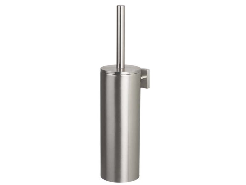 Spirella WC-Bürstengarnitur Nyo-Steel Brushed Mit Silber Nyo, Halter